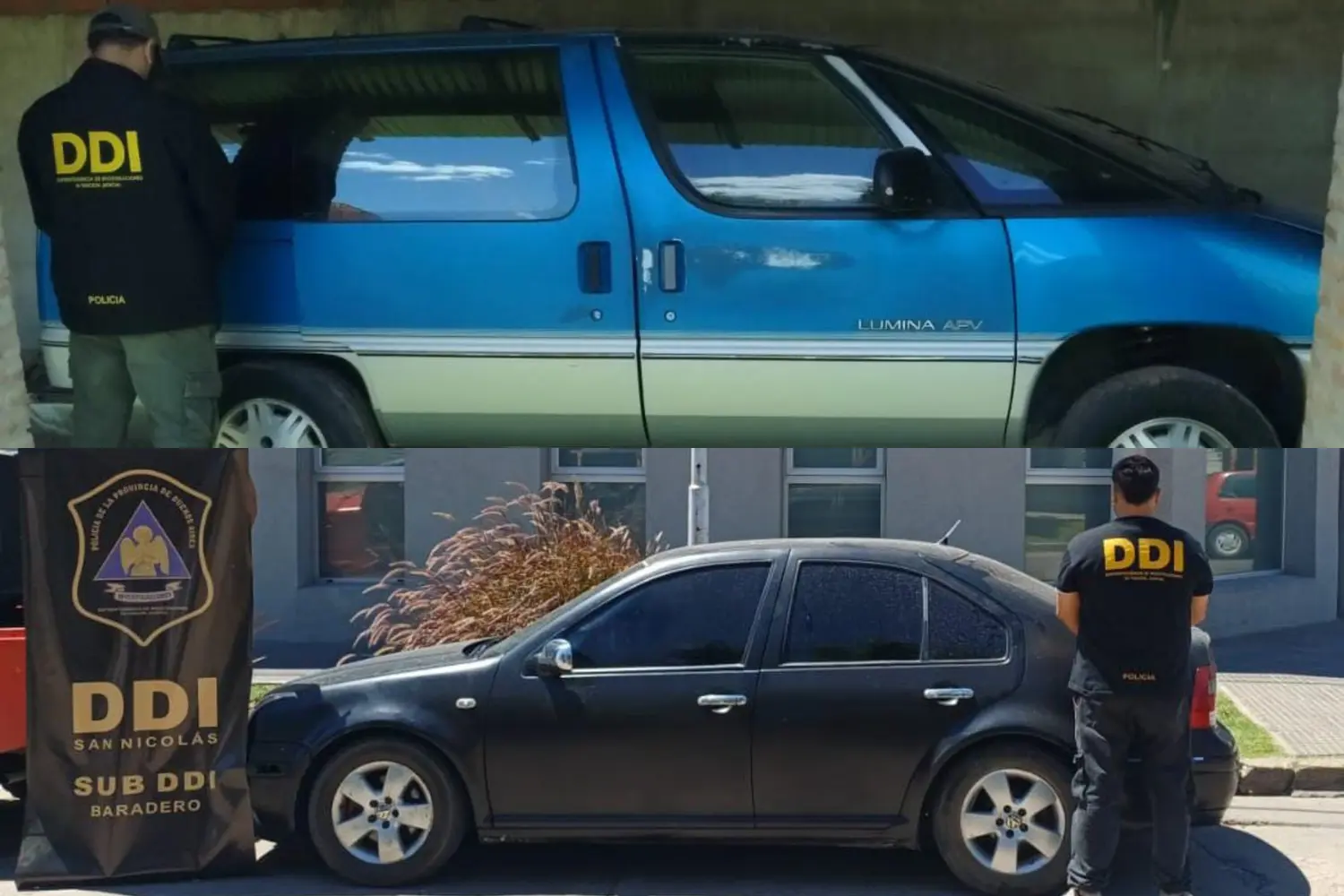 Los coches secuestrados quedaron a disposición de la Justicia.