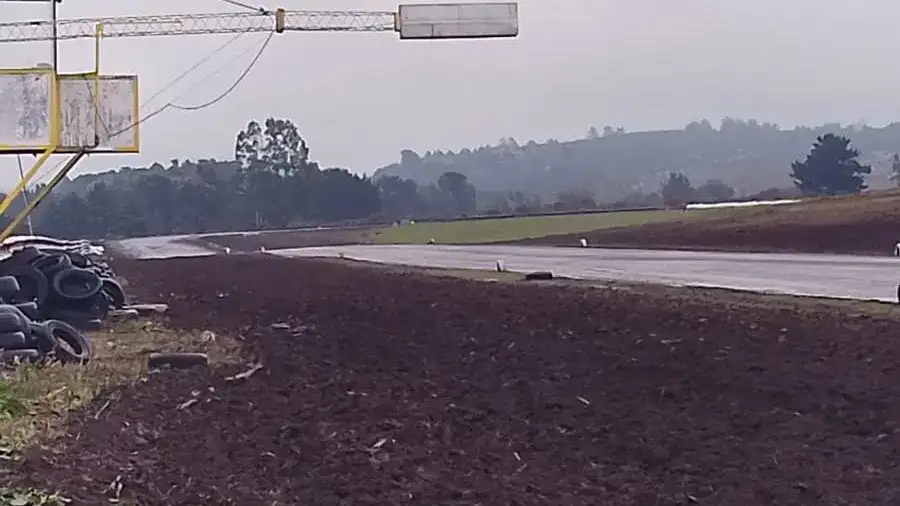 FOTO M. GIGENA Evalúan el estado del circuito de La Cascada.