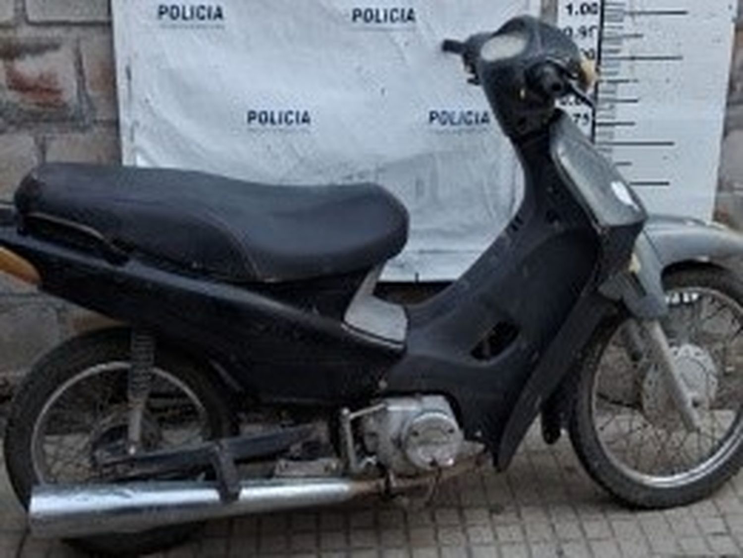 La moto había sido robada en 2013.
