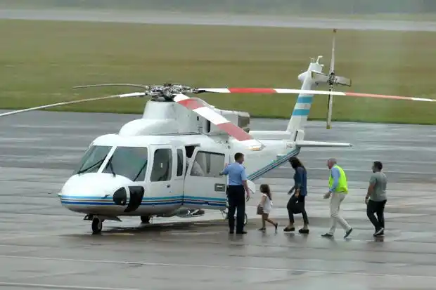 Macri mandó al helicóptero presidencial a buscar a su familia a Punta del Este