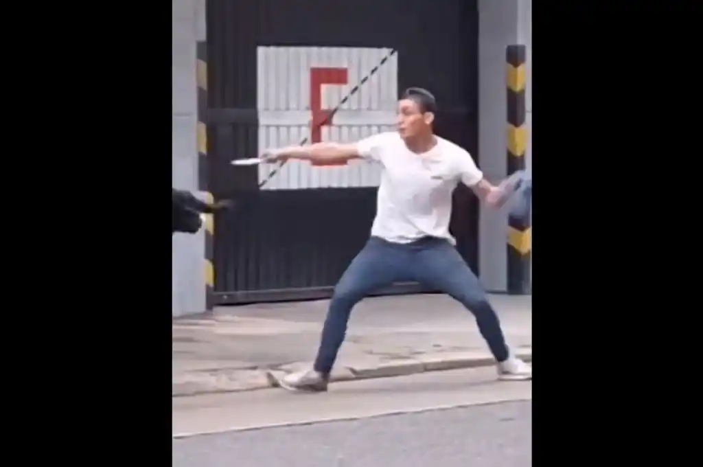 Pelea en barrio Constitución