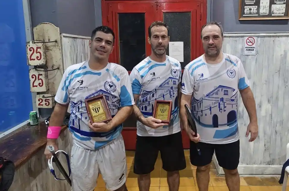 Dos subcampeonatos para el club de Pelota Chascomús en el provincial de paleta