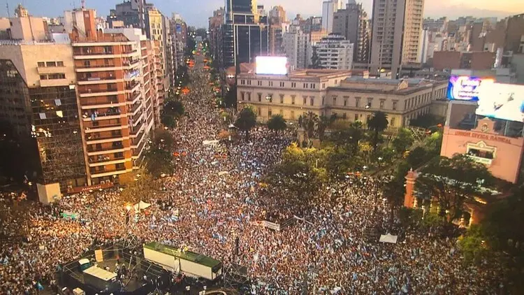 Una multitud con Macri en Córdoba
