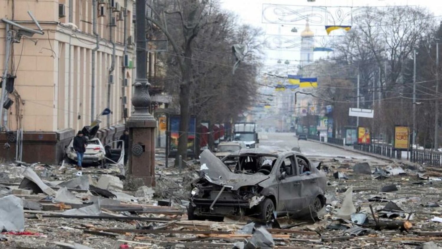 En vísperas de Año Nuevo, Rusia bombardeó las principales ciudades ucranianas