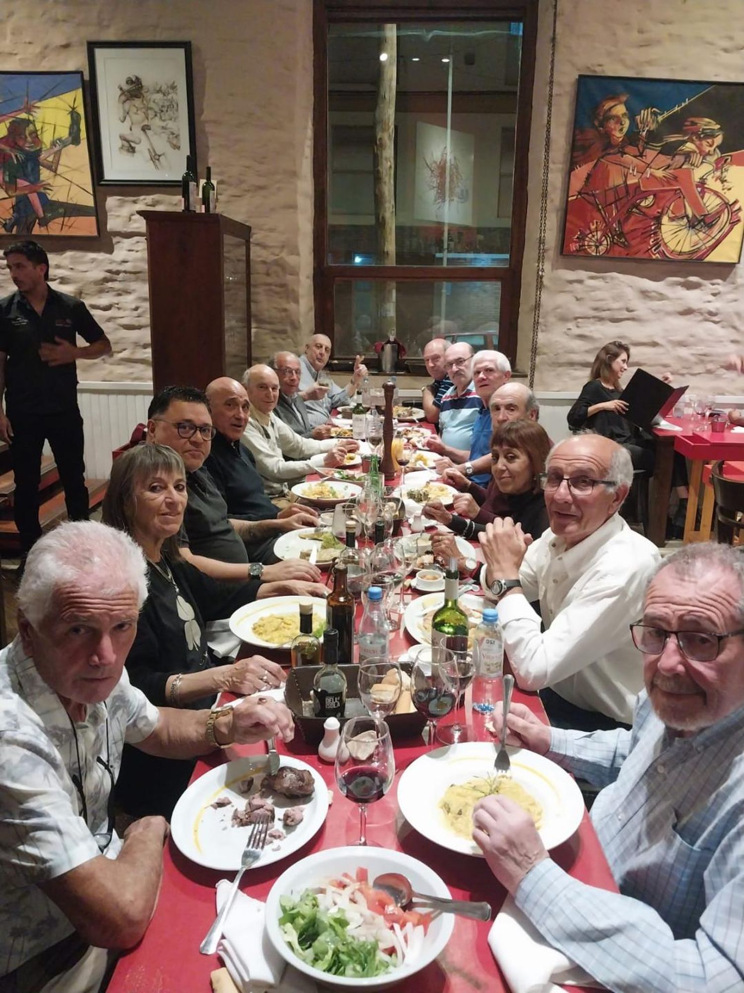 Los jubilados del Bapro despidieron el año