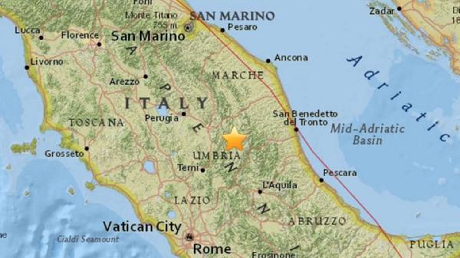 Fuerte terremoto vuelve a sacudir el centro de Italia
