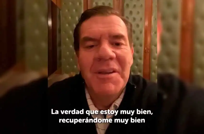 Montenegro: "Estoy muy bien, gracias a todos por el afecto"