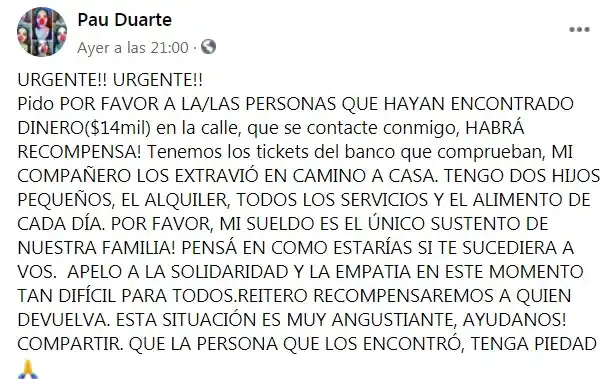Docente perdió parte de su sueldo y pide su devolución: "tengo dos hijos pequeños"