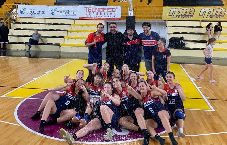 Rosario derrotó a Santa Fe en la final y se quedó con el campeonato. Foto: FEBA Santa Fe