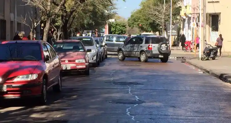 Accidente en Belgrano y General Pueyrredón