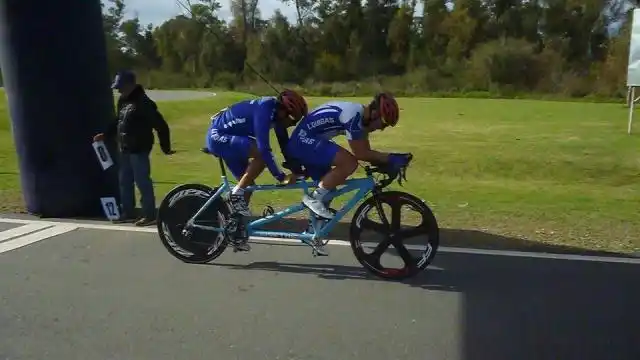Se corrió la primera del ciclismo adaptado