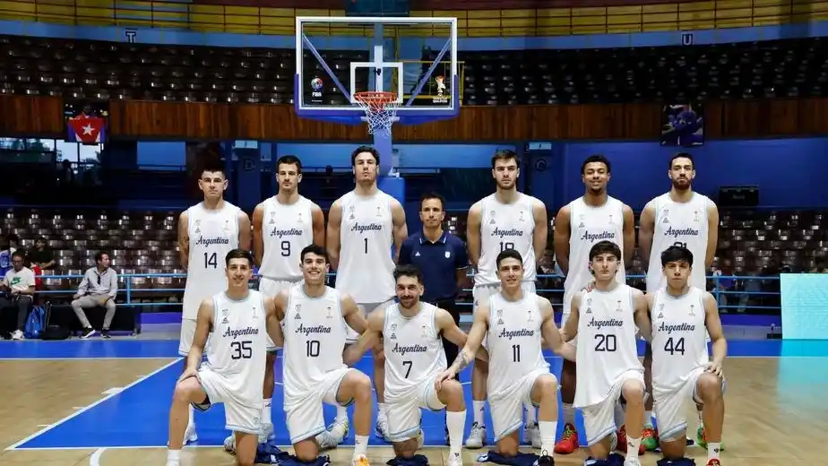 Argentina busca un lugar en el Mundial de Qatar. (Foto prensa FIBA).