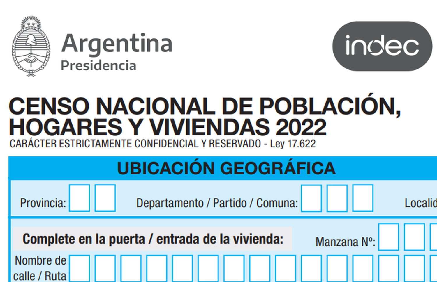 Censo 2022: Cómo es el cuestionario y cuáles son las 61 preguntas