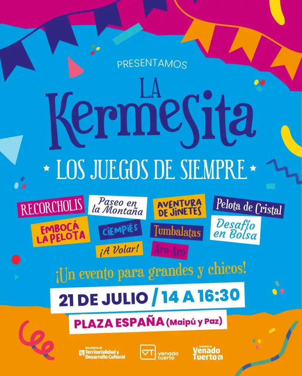 “La Kermesita”, propuesta en vacaciones para grandes y chicos