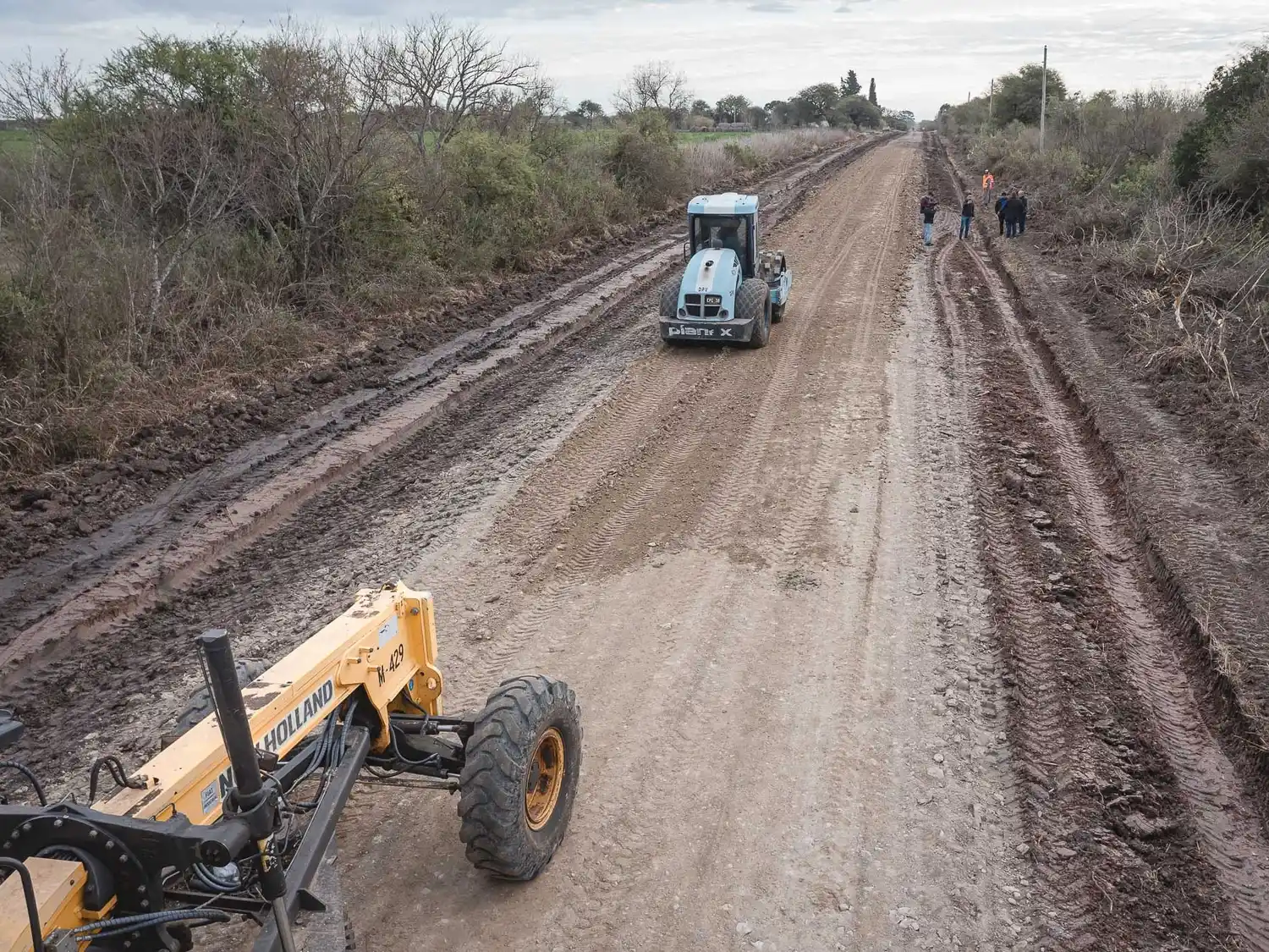Avanzan las obras viales que mejoran el acceso a González Calderón