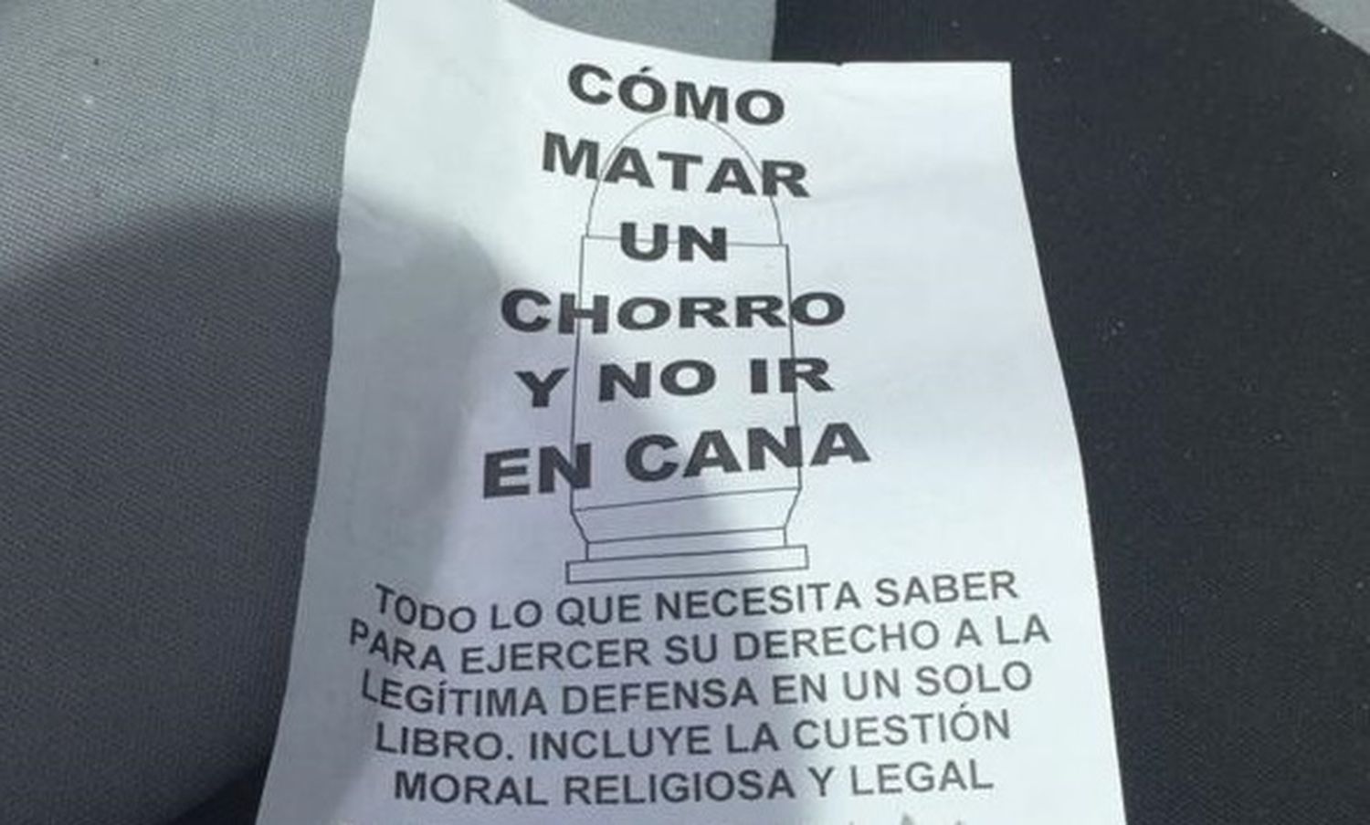 Repudiable: un libro aconseja cómo matar a un ladrón y no ir preso