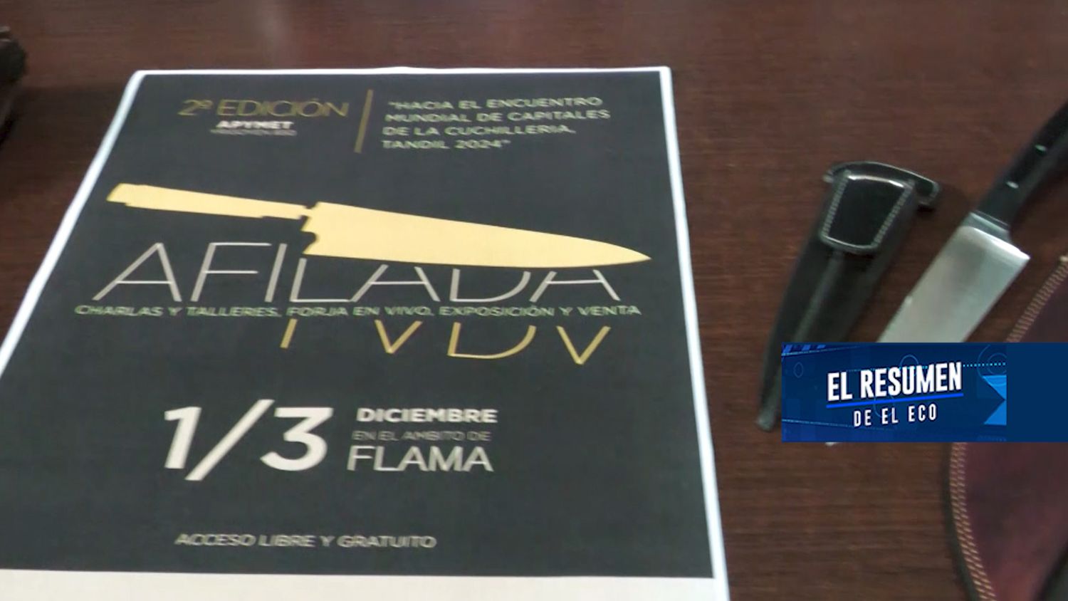 AFILADA, el evento que reúne a lo mejor de la cuchillería tandilense