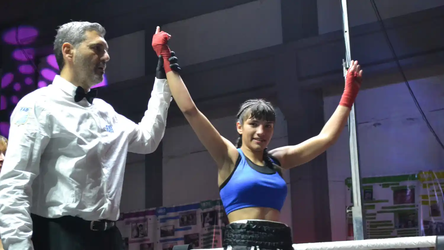 Victoria Bonfiglio va por su primer cinturón.