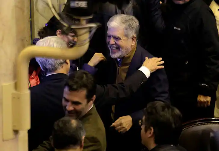 Julio De Vido celebró el resultado de la votación en la Cámara de Diputados