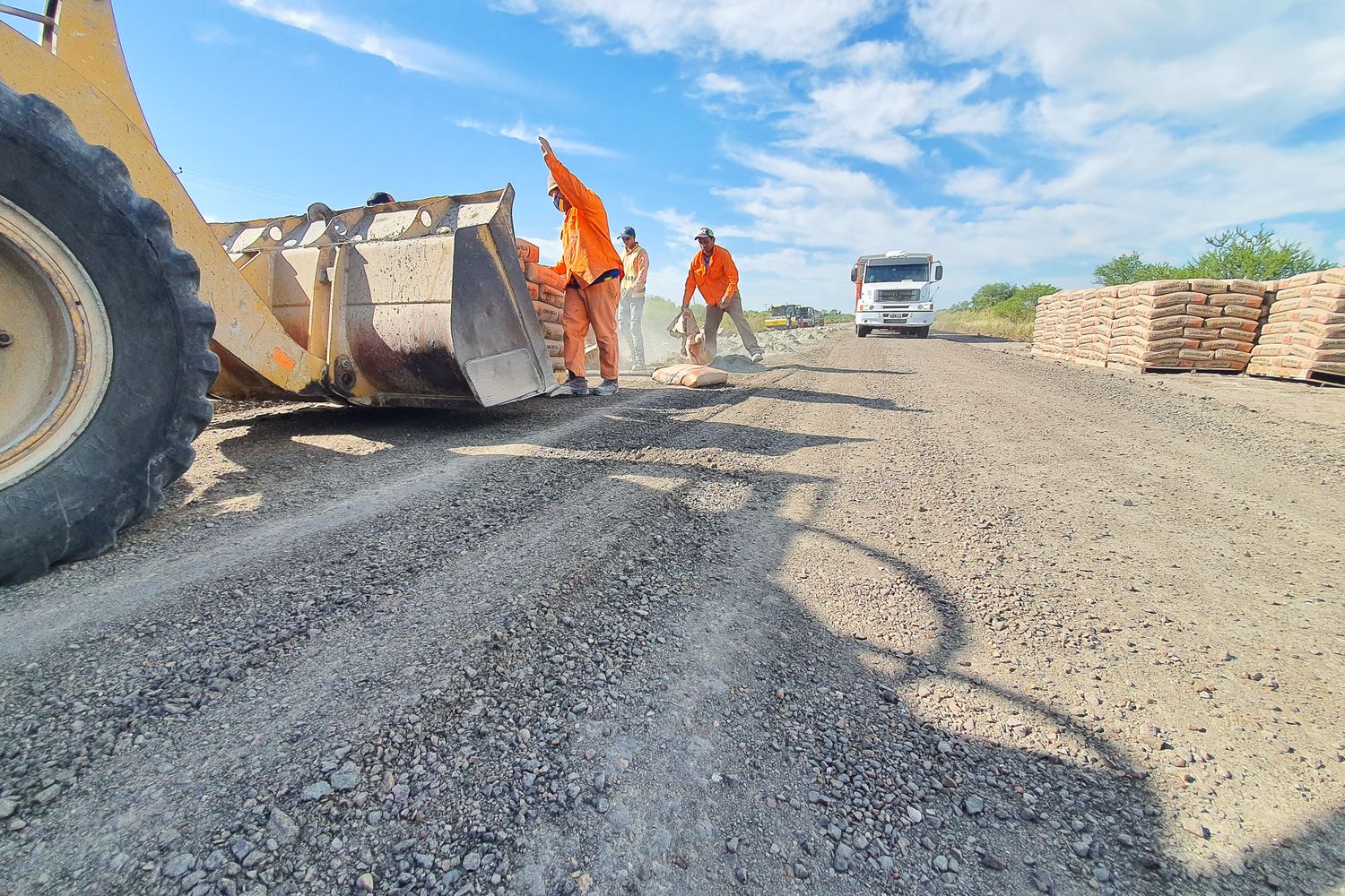 Ruta provincial 6: continúa la obra de rehabilitación 