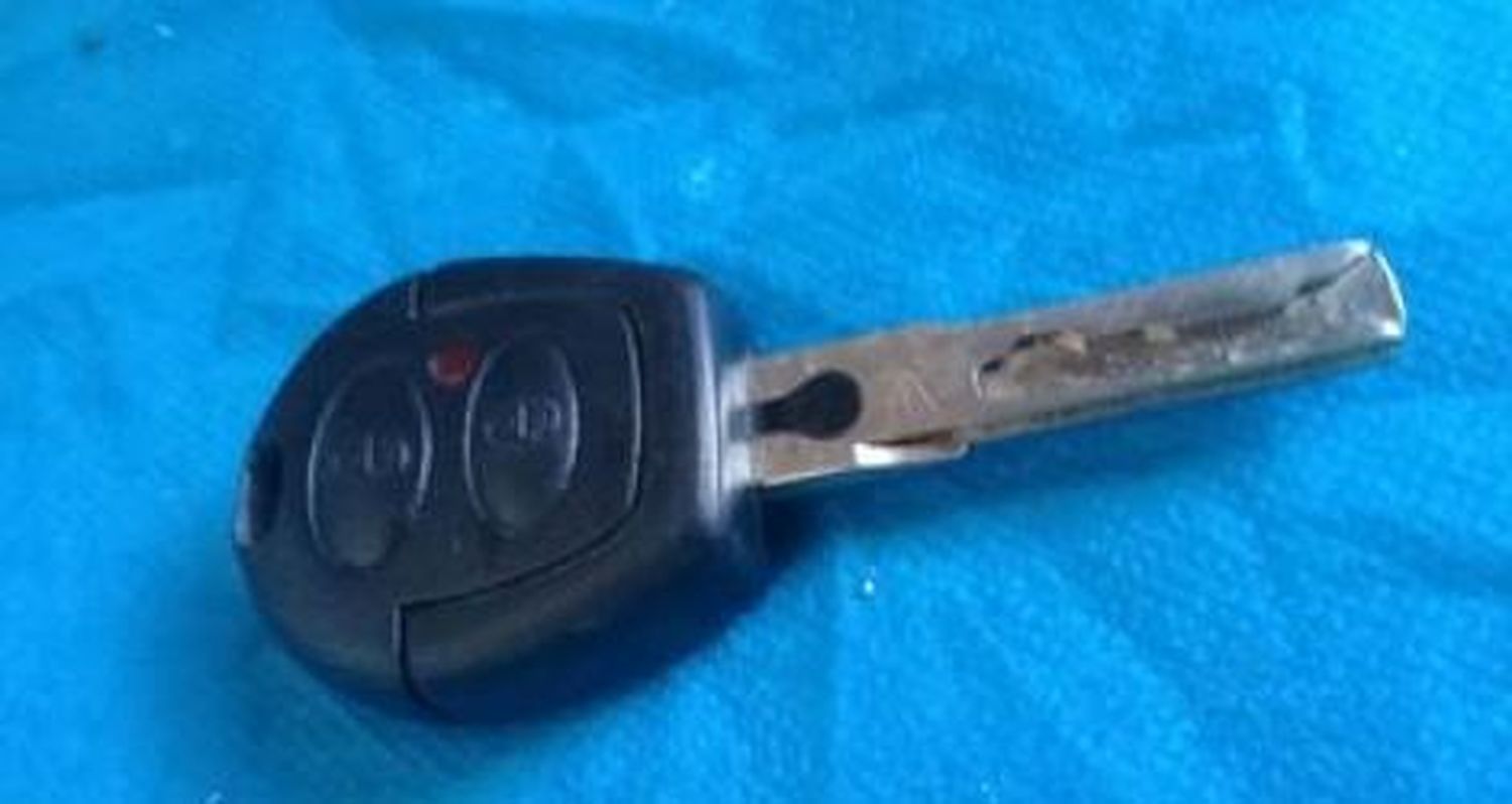 Llave de auto encontrada