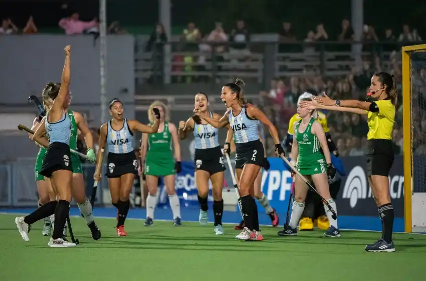 Las Leonas ganaron el primer amistoso contra Irlanda
