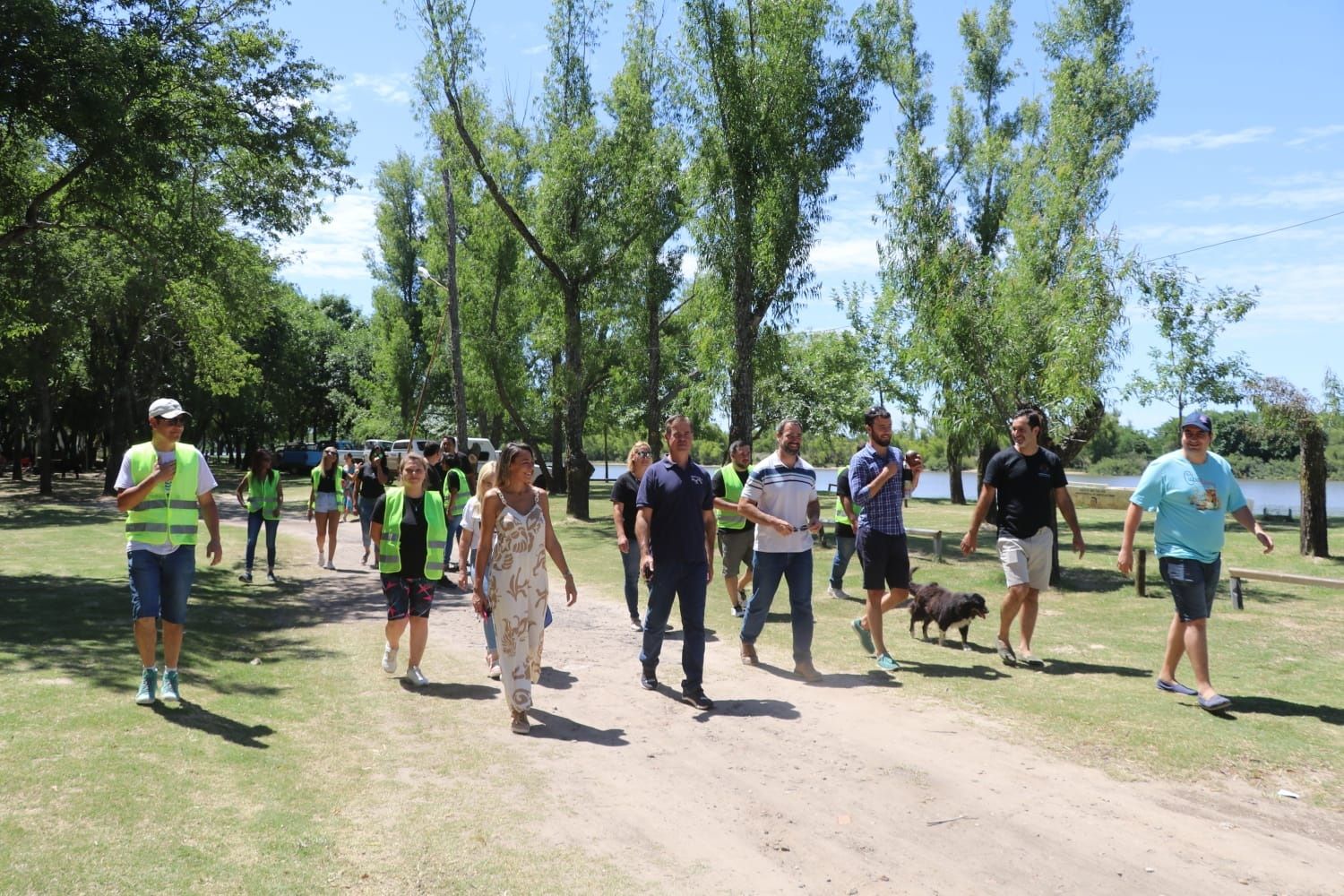 Martín Piaggio recorrió las instalaciones de Parque del Sol