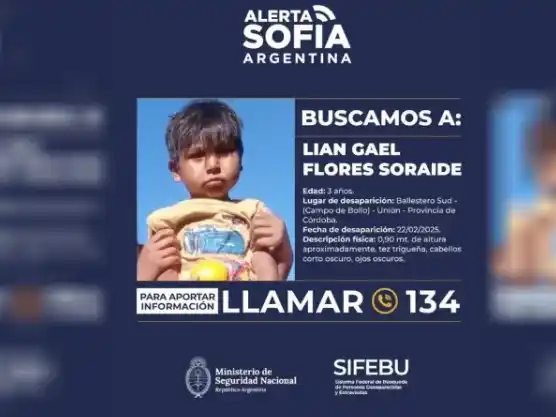Alerta Sofía por Lian Gael Flores Soraide