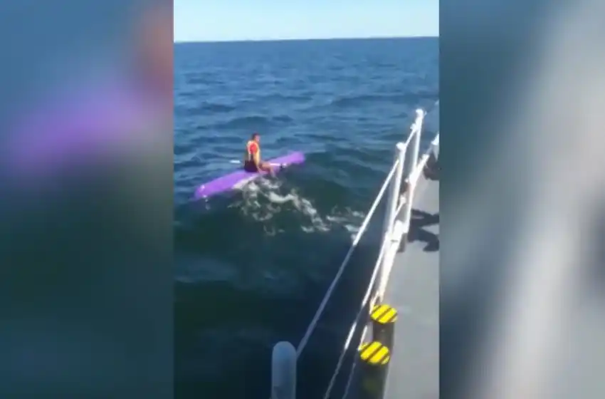 San Clemente: rescataron a un kayakista que estuvo dos días en el mar