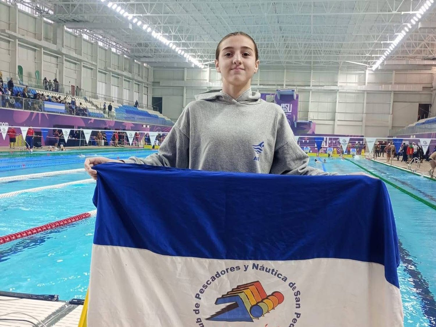 Valentina Boari, tetracampeona en Paraguay.