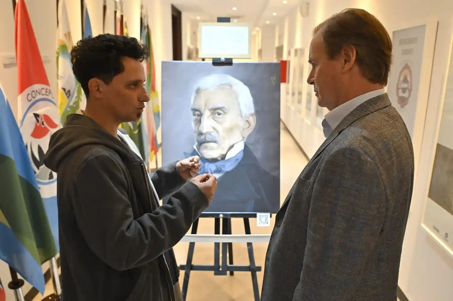 Se exhibe en el Museo de Casa de Gobierno la muestra gráfica del General San Martín