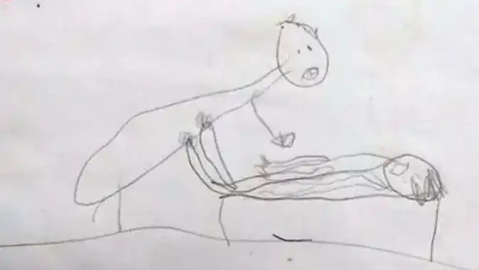 Nena de 5 años reveló en sus dibujos el abuso sexual de un pastor