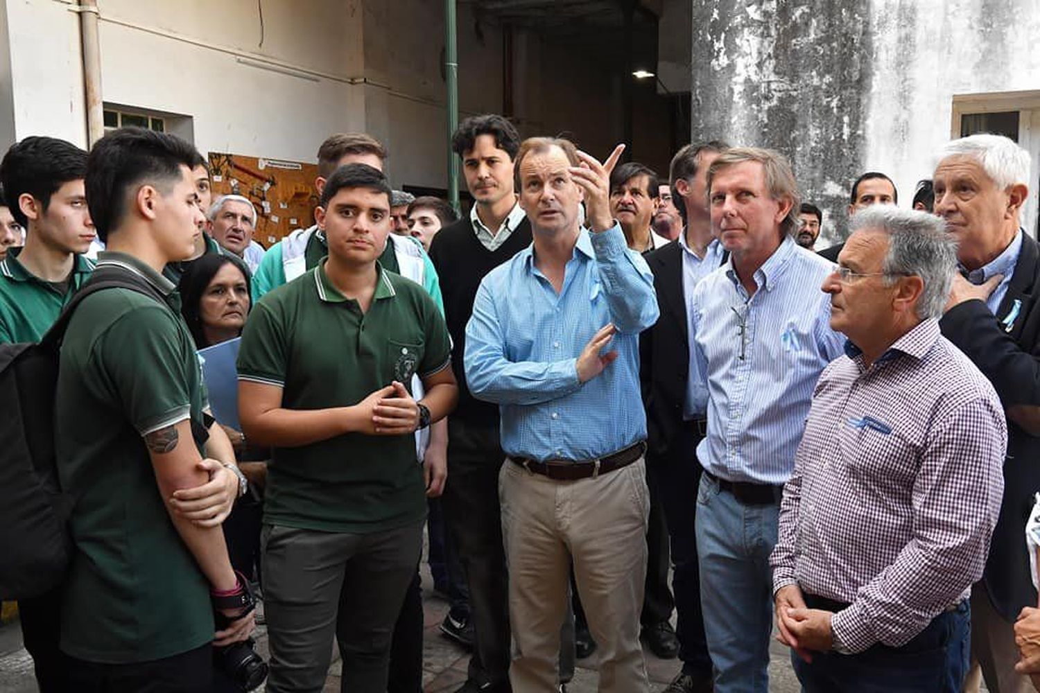 Richard sobre el edificio de la EET: "La visita del Gobernador refuerza su compromiso"