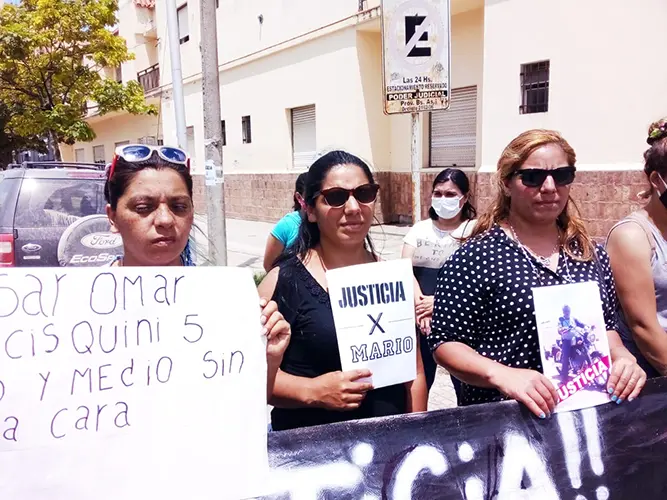 Protesta por un juicio que se demora