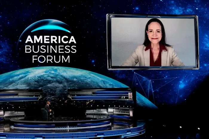 María Corina Machado en el ABF