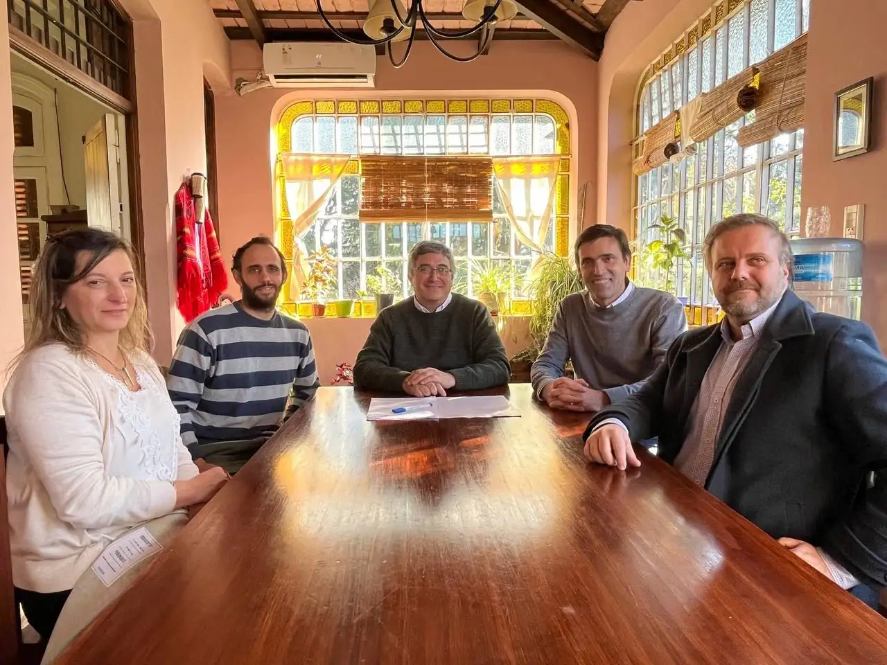 Granja Los Pibes firmó un convenio con Desarrollo Agrario.