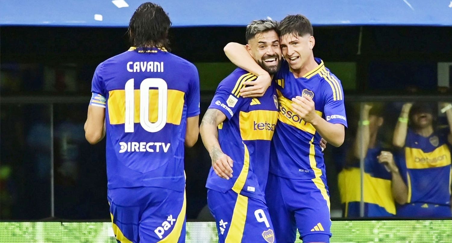 Boca goleó 4-0 a Defensa y Justicia y pasó a liderar la zona A