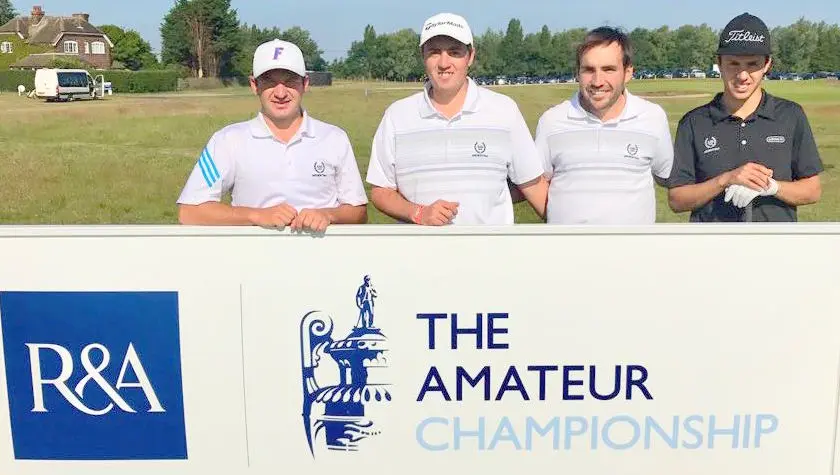 Marcos Montenegro juega en el prestigioso British Amateur