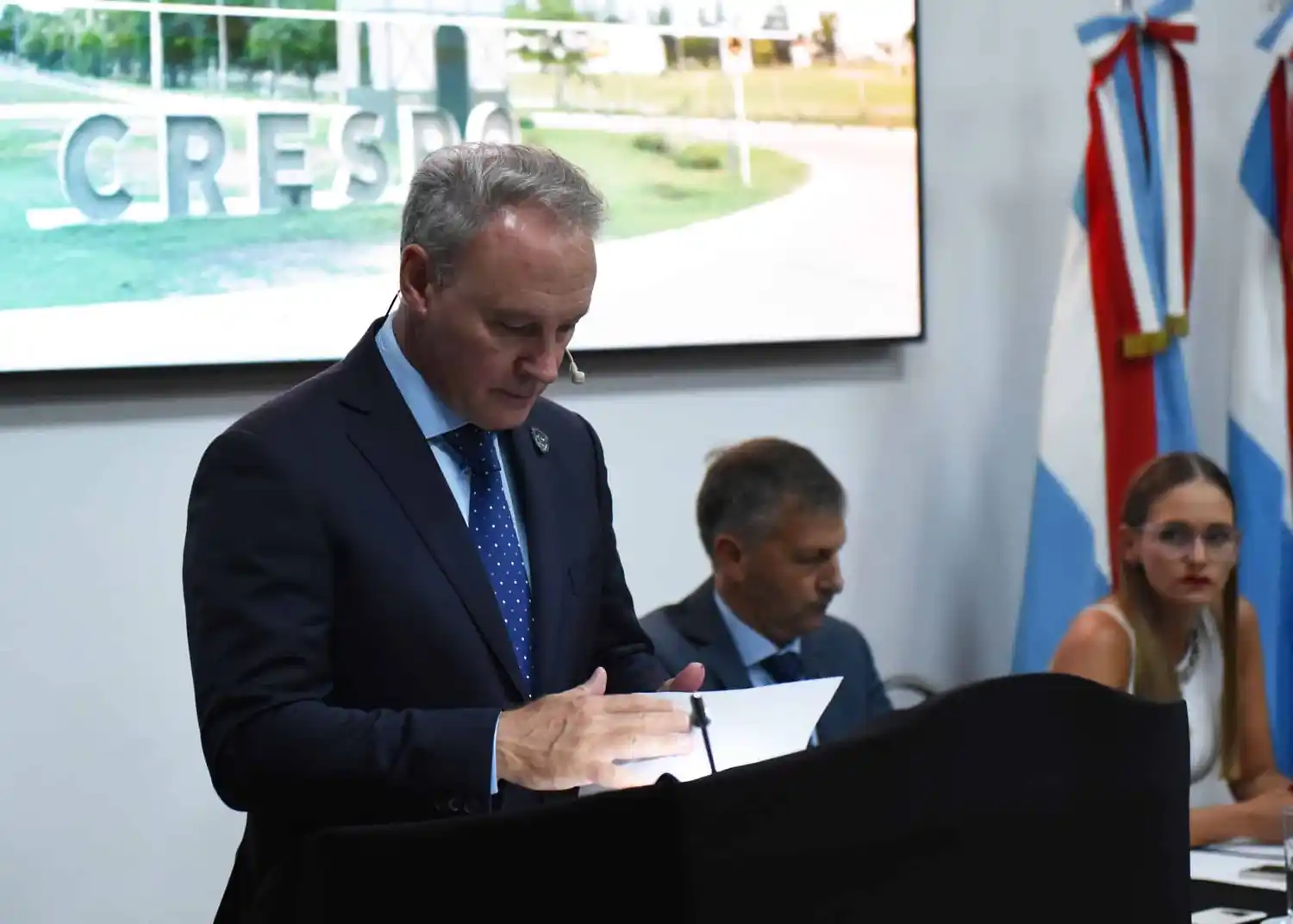 En el discurso de apertura del año legislativo Schneider enumeró un largo listado de acciones e inversiones