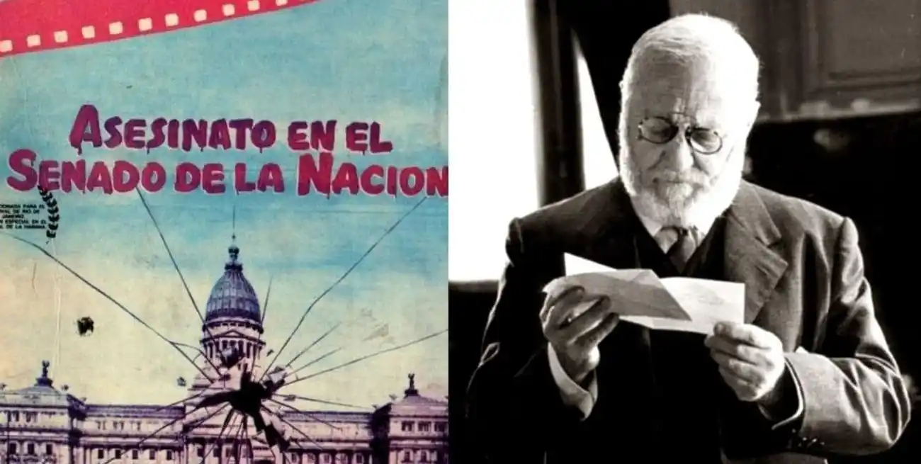 Pepe Soriano encarnó a Lisandro de la Torre en el filme de 1984, en un fuerte cuestionamiento a la corrupción. Foto: Horacio Casares Prod. SA