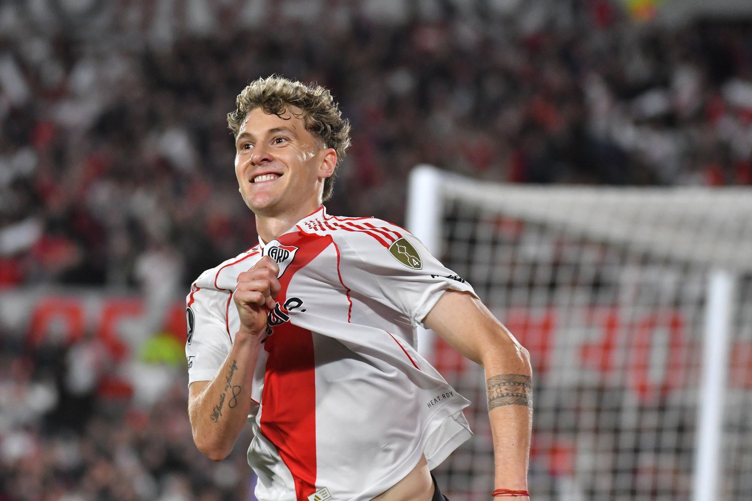 Colidio, el goleador de la noche.