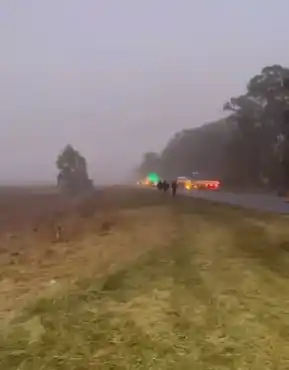 Hubo varios vuelcos este viernes por la mañana en la Ruta 74.