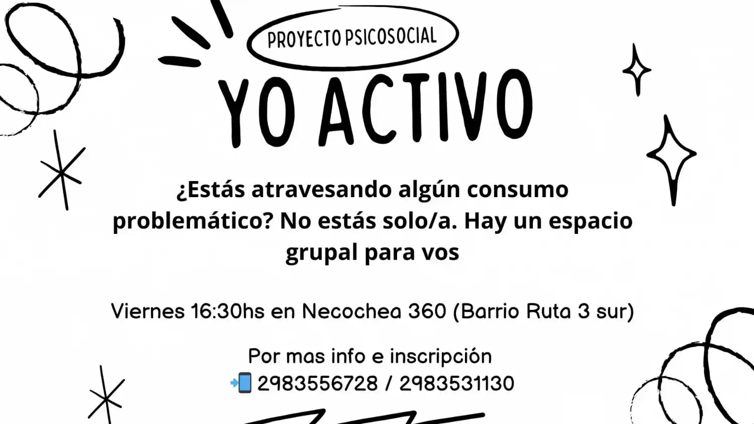 Yo Activo, en el Barrio Santa Teresita