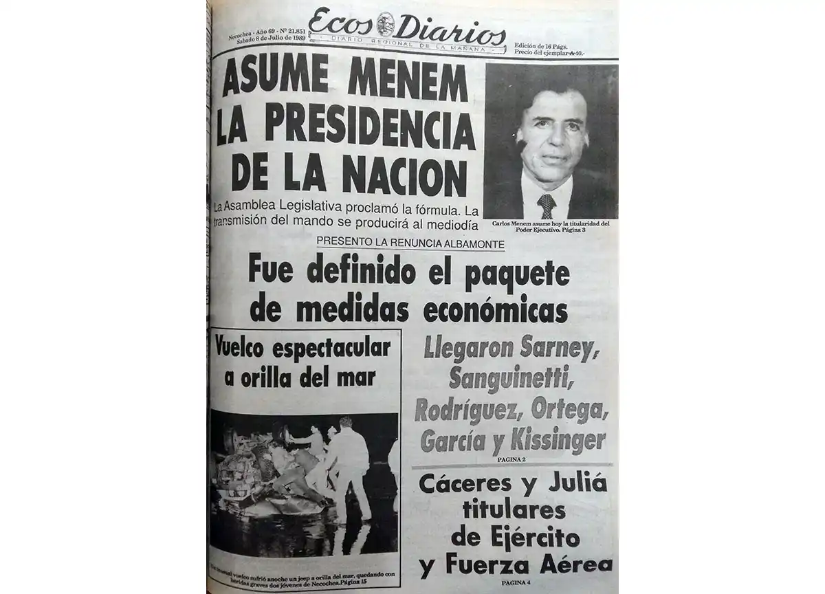 Sábado 8 de julio de 1989