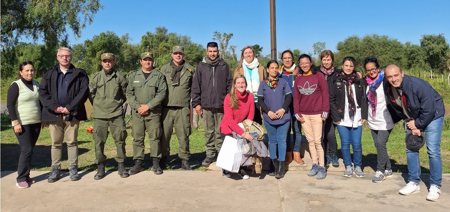 La diputada Natalia Armas Belavi visitó Reconquista y recorrió la zona de islas