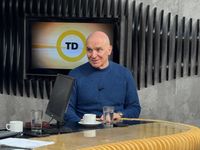 José Luis Espert estuvo en Tandil y visitó los estudios de El Eco