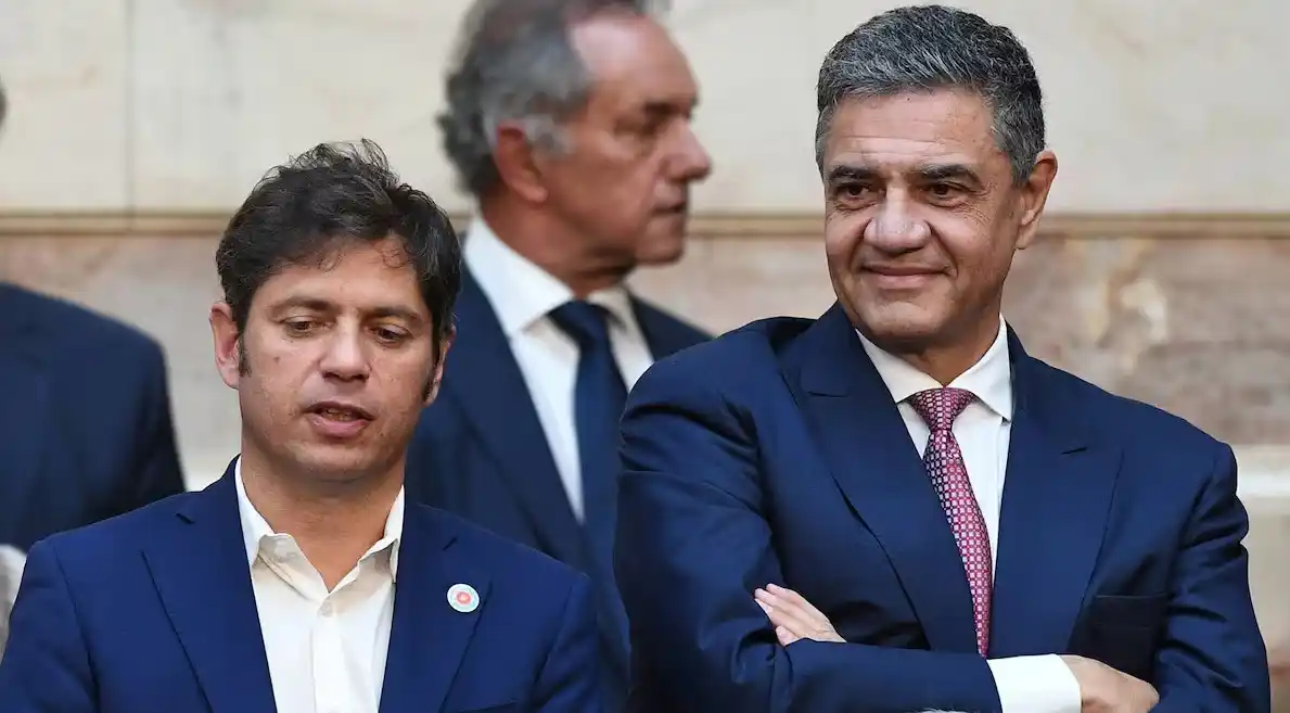 Axel Kicillof y Jorge Macri.