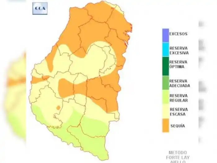 La sequía se extiende por  todo el territorio provincial