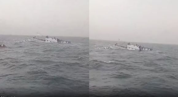 Emergencia en el pacífico colombiano: SE HUNDE BARCO CON MÁS DE 30 PERSONAS A BORDO (Video)