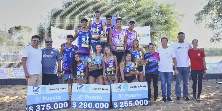 Capogrosso/De Cerchio y Abdala/Ghigliazza, los campeones
de la Etapa I del CAVP